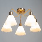 Люстра "Люси" 5х60Вт Е27 Античная бронза 60х60х29см - фото 24612948