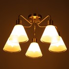 Люстра "Люси" 5х60Вт Е27 Античная бронза 60х60х29см - фото 24612949