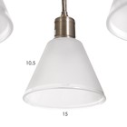 Люстра "Люси" 5х60Вт Е27 Античная бронза 60х60х29см - фото 24612952