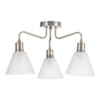 Люстра "Патриция" 3х40Вт Е27 Белый, золото 56х56х35см - фото 24654334