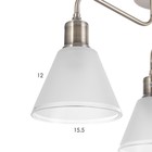 Люстра "Патриция" 3х40Вт Е27 Белый, золото 56х56х35см - фото 24654335