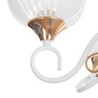 Люстра "Патриция" 5х40Вт Е27 Белый, золото 56х56х35см - фото 24632148