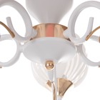 Люстра "Патриция" 5х40Вт Е27 Белый, золото 56х56х35см - фото 24632149