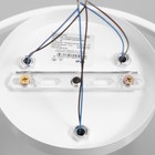 Люстра "Роуз" 3х40Вт Е27 Белый, золото 42х42х23см - фото 24654345