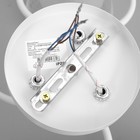 Люстра "Линда" 3х60Вт Е27 Белый, золото 47х47х23см - фото 24632183