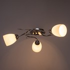 Люстра "Джил" 3х60Вт Е27 Хром 58х58х22см - фото 24632195