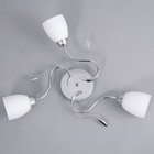 Люстра "Джил" 3х60Вт Е27 Хром 58х58х22см - фото 24632196