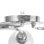 Люстра "Джил" 3х60Вт Е27 Хром 58х58х22см - фото 24632200