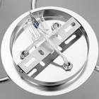 Люстра "Джил" 3х60Вт Е27 Хром 58х58х22см - фото 24632201