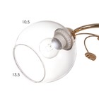 Люстра "Алеста" 5х60Вт Е27 Золото 58х58х23см - фото 24632216