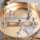 Люстра "Алеста" 5х60Вт Е27 Золото 58х58х23см - фото 24632218