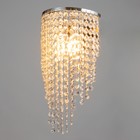 Бра "Глория" 1х60Вт Е14 Хром 20х12х32см - фото 24666081