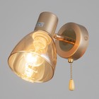 Бра "Джуди" 1х60Вт Е14 Золото 21х10х19см - фото 24666091