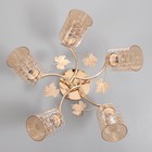 Люстра "Кейти" 5х60Вт Е27 Золото 52х52х28см - фото 24632231