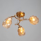 Люстра "Лойс" 3х40Вт Е27 Золото 50х50х22см - фото 24654356