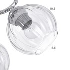 Люстра "Эшли" 5х40Вт Е27 Хром 55х55х20см - фото 24632242