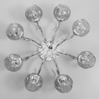 Люстра "Эшли" 8х40Вт Е27 Хром 67х67х22см - фото 24632249