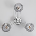 Люстра "Эйприл" 3х40Вт Е27 Хром 51х51х24см - фото 24654376