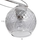 Люстра "Эйприл" 3х40Вт Е27 Хром 51х51х24см - фото 24654378