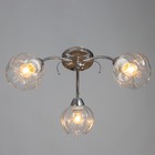 Люстра "Челси" 3х40Вт Е27 Хром 53х53х20см - фото 24654393