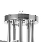 Люстра "Селена" 5х40Вт Е27 Хром 52х52х21см - фото 24632313