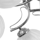 Люстра "Селена" 5х40Вт Е27 Хром 52х52х21см - фото 24632314