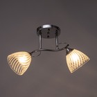 Люстра "Нора" 2х60Вт Е27 Хром 50х22х26см - фото 24632318