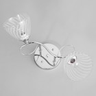 Люстра "Нора" 2х60Вт Е27 Хром 50х22х26см - фото 24632319