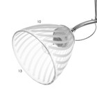 Люстра "Нора" 2х60Вт Е27 Хром 50х22х26см - фото 24632321