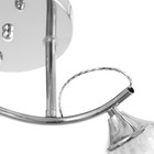 Люстра "Нора" 2х60Вт Е27 Хром 50х22х26см - фото 24632322