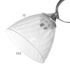 Люстра "Нора" 5х60Вт Е27 Хром 56х56х26см - фото 24613002