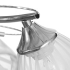 Люстра "Нора" 5х60Вт Е27 Хром 56х56х26см - фото 24613003