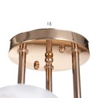 Люстра "Оливия" 3х60Вт Е27 Золото, белый 48х48х28см - фото 24613009