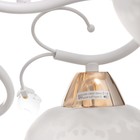 Люстра "Оливия" 5х60Вт Е27 Золото, белый 52х52х28см - фото 24632340