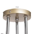 Люстра "Миа" 3х60Вт Е27 Золото, хром 46х46х28см - фото 24654437