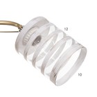 Люстра "Миа" 3х60Вт Е27 Золото, хром 46х46х28см - фото 24654438