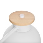 Люстра "Паула" 3х60Вт Е27 Белый, дерево 58х58х30см - фото 24654461