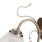 Бра "Роуз" 1х40Вт Е27 Античная бронза 25х13х23см - фото 24666126