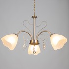 Люстра "Роуз" 3х40Вт Е27 Античная бронза 61х61х101(61)см - фото 24654476