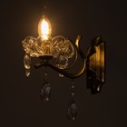 Бра "Элли" 1х40Вт Е14 Античная бронза 23х13х23см - фото 24666155