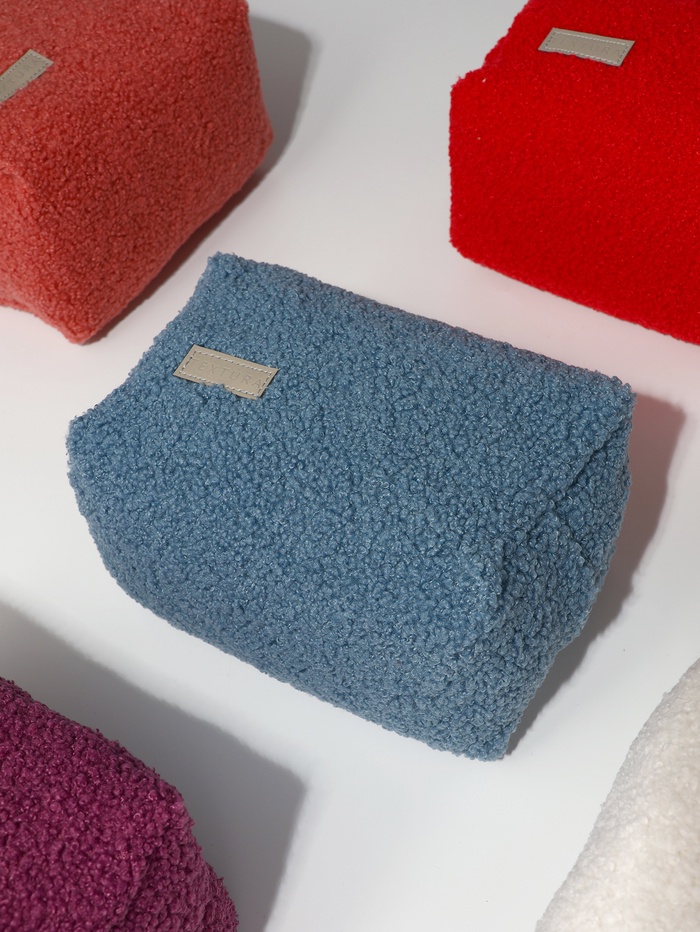 Косметичка дорожная на молнии TEXTURA, цвет синий - Фото 1