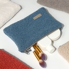 Косметичка дорожная на молнии TEXTURA, цвет голубой - фото 28155229