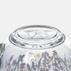 Кружка «Лаванда», 200 мл, стекло, прозрачная - Фото 4