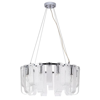 Люстра подвесная Arte Lamp Denebola A4074LM-10CC, E14, 10х40 Вт, 60х60х26 см, хром