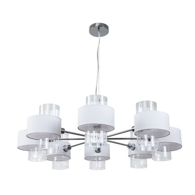 Люстра подвесная Arte Lamp Fantasia A4076LM-8CC, E14, 8х40 Вт, 86х86х22 см, хром