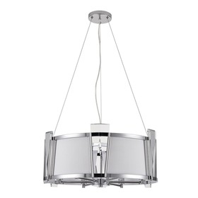 Люстра подвесная Arte Lamp Grato A4079LM-6CC, E14, 6х40 Вт, 55х55х22 см, хром