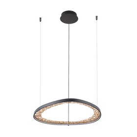 Люстра подвесная Arte Lamp Cinta A1847SP-36BK, LED, 36 Вт, 65х42х5 см, 1800 Лм, чёрный