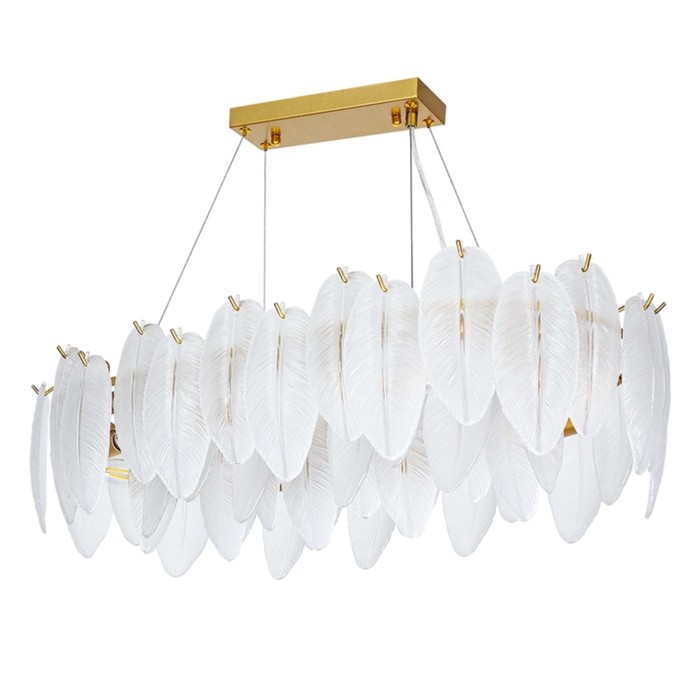 Люстра подвесная Arte Lamp Evie A4152SP-8SG, E14, 8х40 Вт, 38х80х22 см, золотистый - Фото 1