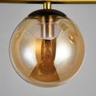 Люстра потолочная Arte Lamp Gemini A2243PL-3PB, G9, 3х33 Вт, 24х42х22 см, медный, чёрный - Фото 5