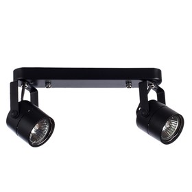 {{productViewItem.photos[photoViewList.activeNavIndex].Alt || productViewItem.photos[photoViewList.activeNavIndex].Description || 'Спот Arte Lamp Mizar A1311PL-2BK, GU10, 2х50 Вт, 6х26х15 см, чёрный'}}